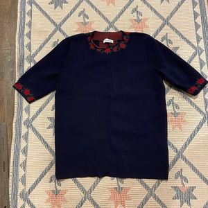 Thick Patterned Club Monaco Top